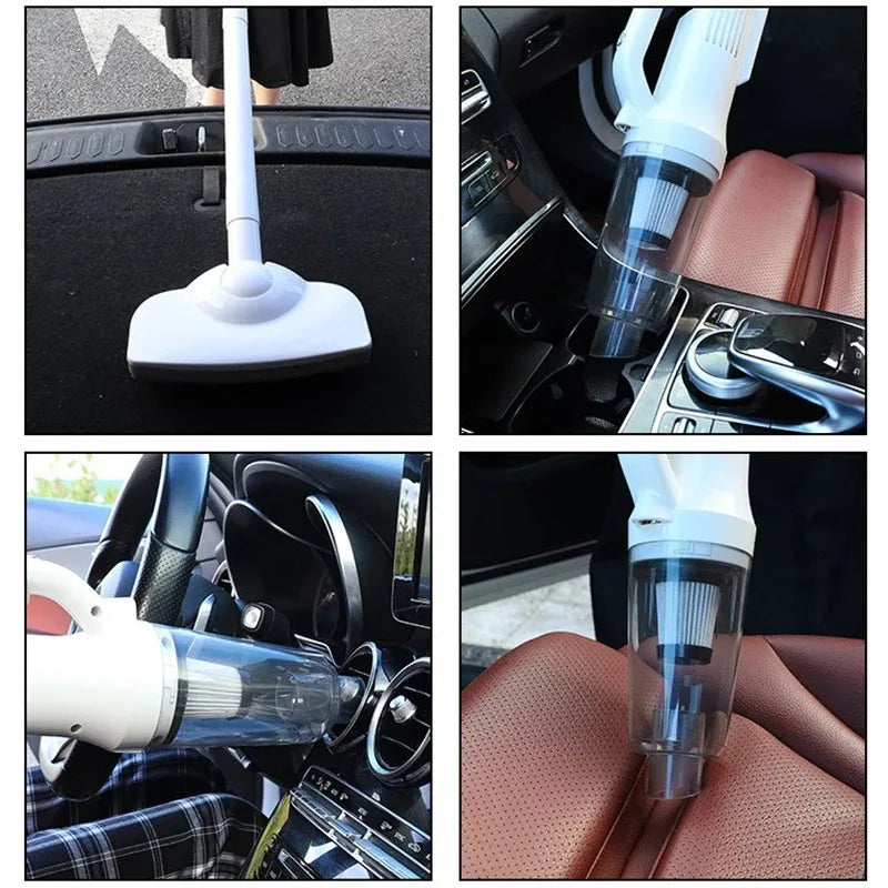 12000Pa Wireless Vacuum Cleaner Portable Cleaning Machine Mini Wireless Vertical Washing for Car and Home Appliance