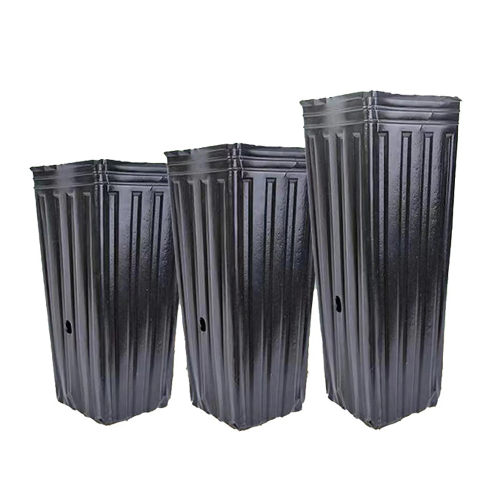 20pcs Tall Deep Tree Pots, Plant Nursery Tall Flower Plant Containers Starting Pots Plant Seedling Nursery Pots for Outdoor Gard