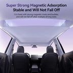 Magnetic Suction Clip Sun Shades for Tesla Model 3/Y Highland (2021-2025) | Glass Roof & Sunroof