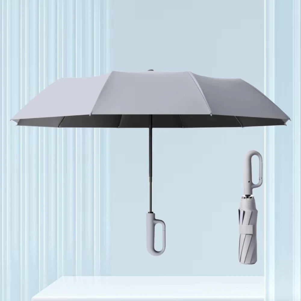 Strong Windproof Automatic Umbrella 72 Bones Sunshade Uv Protection Folding Men's Umbrella Buckle Rain Large Parasol for Women