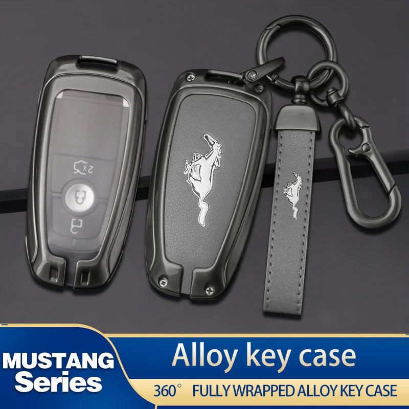 Zinc alloy Car Smart Key Case Cover Protector Shell Fob For Ford Fusion Mondeo Mustang Edge Expedition EXplorer F-150 F-250 F-35