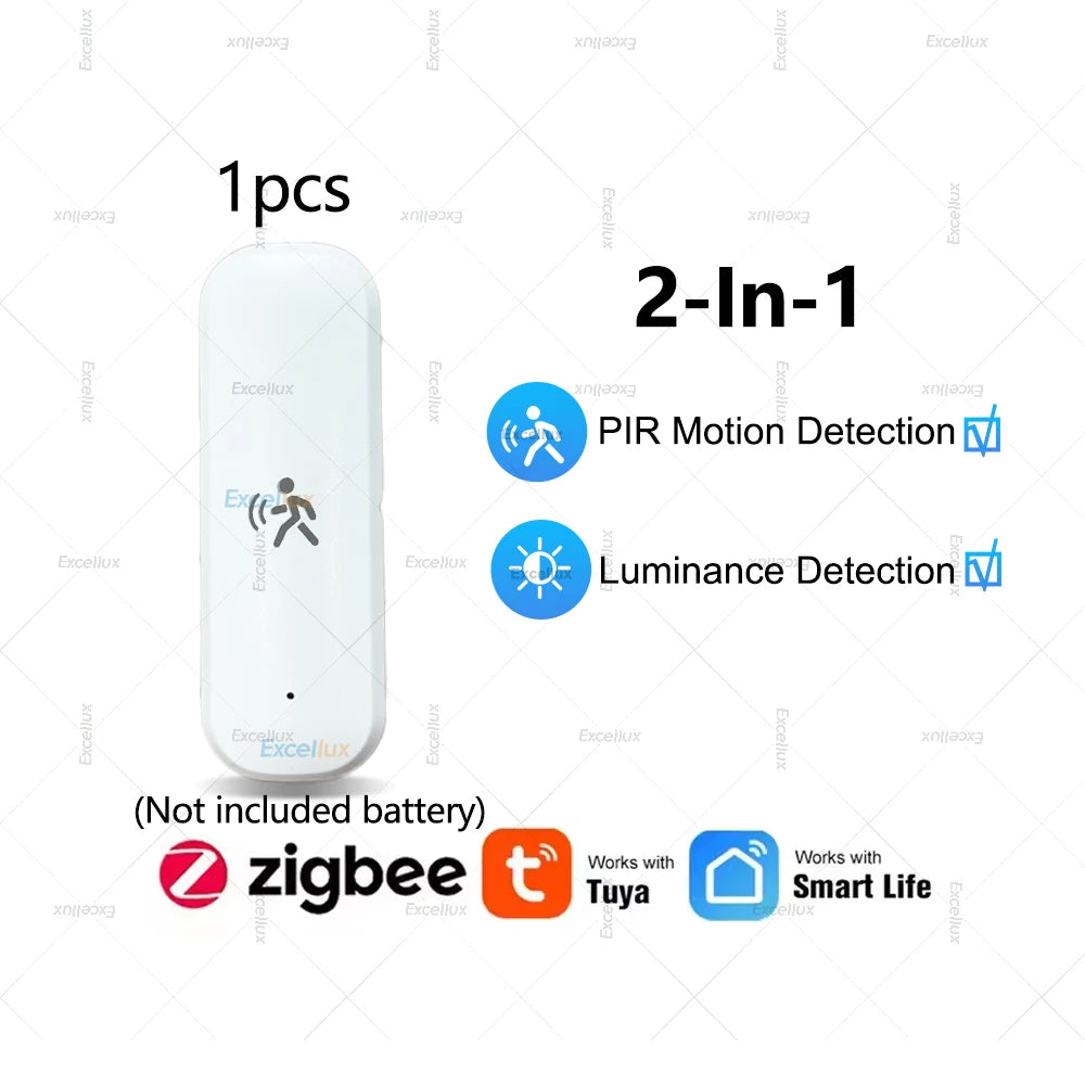 Zigbee 3.0 PIR Motion Sensor Smart Home Human Body Infrared Detector Light Lux /Temperature /Humidity Sensor For Home Assistant