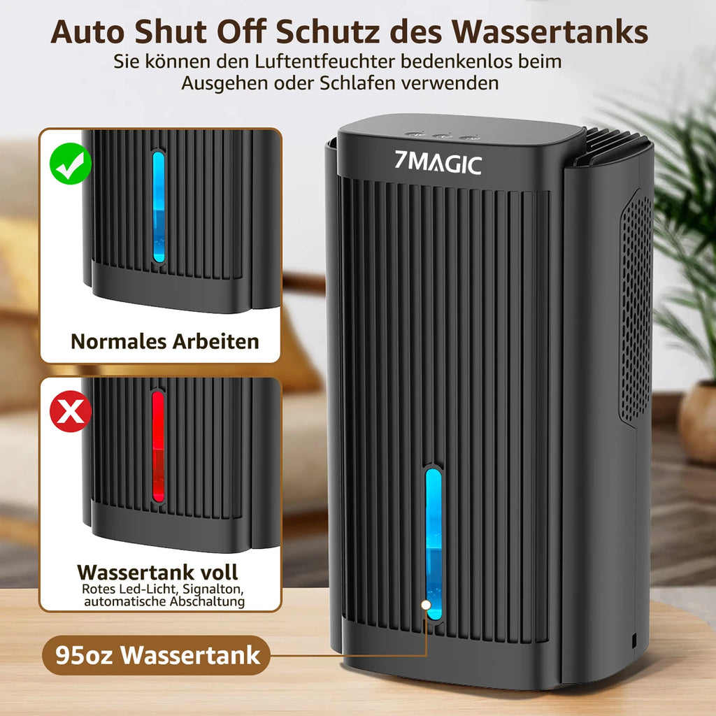 2600ml Dehumidifier Moisture Absorbers Home Air Dryer Quiet Air Dehumi