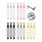 Silicone Cable Ties,Cord Organizer,Cable Straps,Reusable Cord Ties,Travel Cable Organizer ,Cute Elastic Tie, Wire Ties
