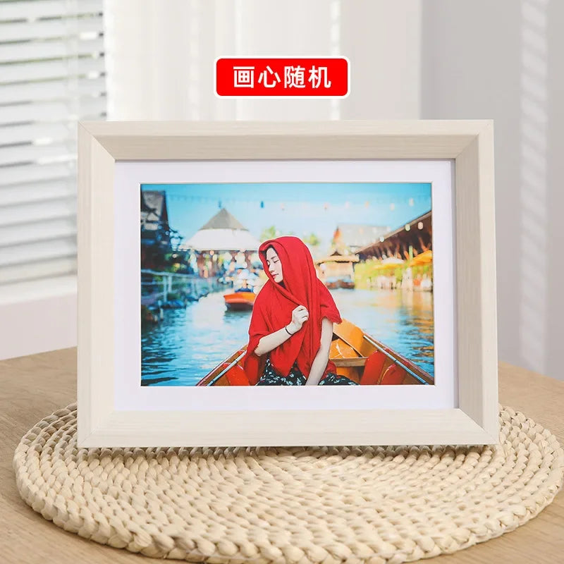 Nordic Wooden Photo Frame Minimalist A3 A4 Frame for Pictures for Wall Bedroom Living Room Ornament Christmas Gift Home Decor