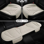 All-Season Linen Car Seat Covers Universal Fit for Sedans SUVs Trucks - Breathable Durable Comfortable Interior Accessories