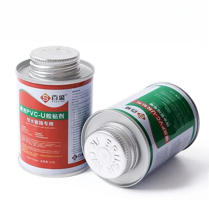 100~500g UPVC/PVC Glue For Water Supply/Drainage Pipe Connecting Fitting Sealant Garden Irrigation System Pipeline Tube Adhesive