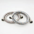 KING SMART 4 FT Washing Machine Hose; Premium Stainless Steel Braided; Burst Proof for Hot and Cold Water Supply Lines; 81020