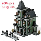 IN stock Monster Fighter Movie Series Ghost House DIY10228 Birthday Christmas Gift for Children