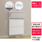 Narrow Shoe Rack Home Aesthetic Living Room Furniture Tilted Vertical Wooden Storage Hallway Shoe Cabinets n