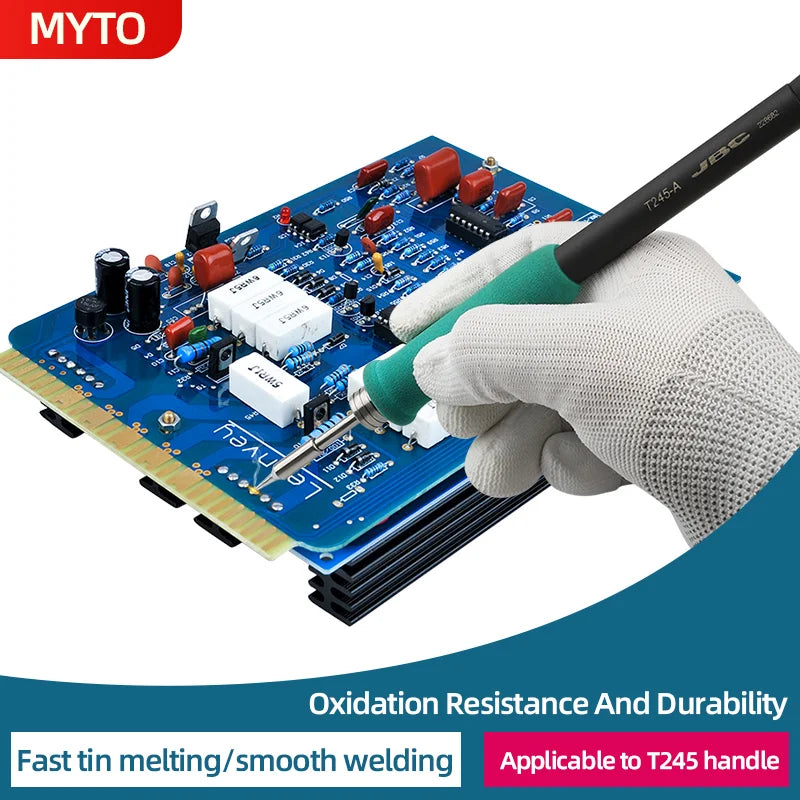 MYTO C210 Soldering Iron Handle And C210-002/020/018 Tips For JBC T210 Soldering Station Welding Nozzle