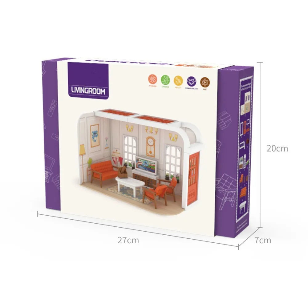Kitchen Dollhouse Furniture Miniature Scene Model Miniature Items Dollhouse Accessories Accessories Miniature