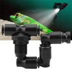 MIUS 360 Degree Rotating Reptiles Fogger Mist Sprinkler Terrarium Nozzle Adjustable Greenhouse Irrigation Pet Cooling System