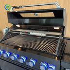 Customized Stainless Steel Outdoor Kitchen Island For Backyard Patio Garden Outdoor Kitchen Cabinet with Complete BBQ Setup