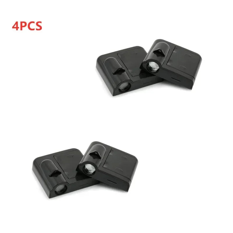2X Wireless Universal LED Car Door Projection Welcome Shadow Light For Seat Leon 1 2 3 Ateca Ibiza 6J Toledo Exeo Cordoba FR MK3