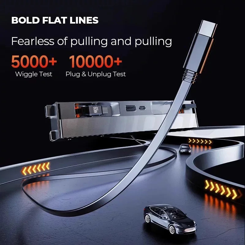 Futhope Docking Station with Telescopic Rope for Tesla New Model 3 Model Y Hub Supports Laptop Central Control Splitter