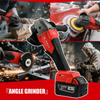 M-WALK 8500RPM High Speed Brushless Angle Grinder 100/125mm With Safety Guard Electric Power Tools For Milwaukee 18V Battery Pin