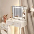 Console Living Rooms Vanity Table White Modern Beige Space Saving Organizer Dresser Makeup Trendy Vestidores Trendy Furniture