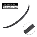 For Tesla Model 3 Performance Spoiler Original Trunk Wing ABS Black Carbon Fiber Tesla Model 3 2017-2023 Accessories