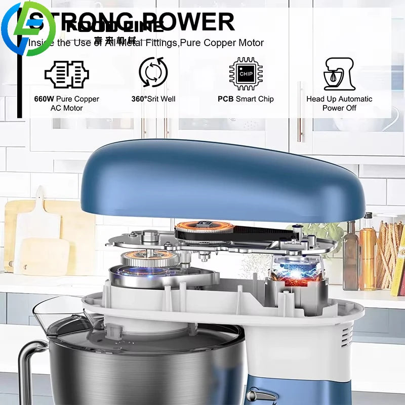 Custom Home Kitchen Appliances Electric Food Bread Dough Mixer Stand Cake Maker Mixers