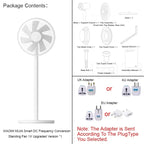 XIAOMI MIJIA Smart DC Frequency Conversion Standing Fan 1X Upgraded Version，Support Power Bank Power Supply，Support MIJIA APP