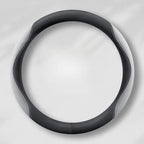 PU Leather and Mesh Car Steering Wheel Cover, Comfortable and Breathable, Keeps Cool in Summer and Warm in Winter