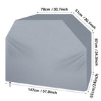 BBQ Grill Barbeque Cover Anti-Dust Waterproof Windproof Weber Charbroil Cover Outdoor Anti-UV Protective Large Barbecue Cover
