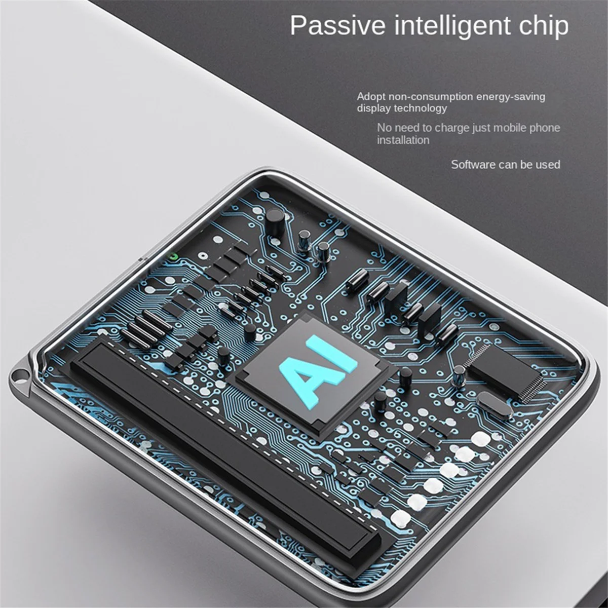 Newest  NFC Function Keyring 1.54-Inch Three Color Display Screen Image Wireless Transmission Keychain Ink Screen