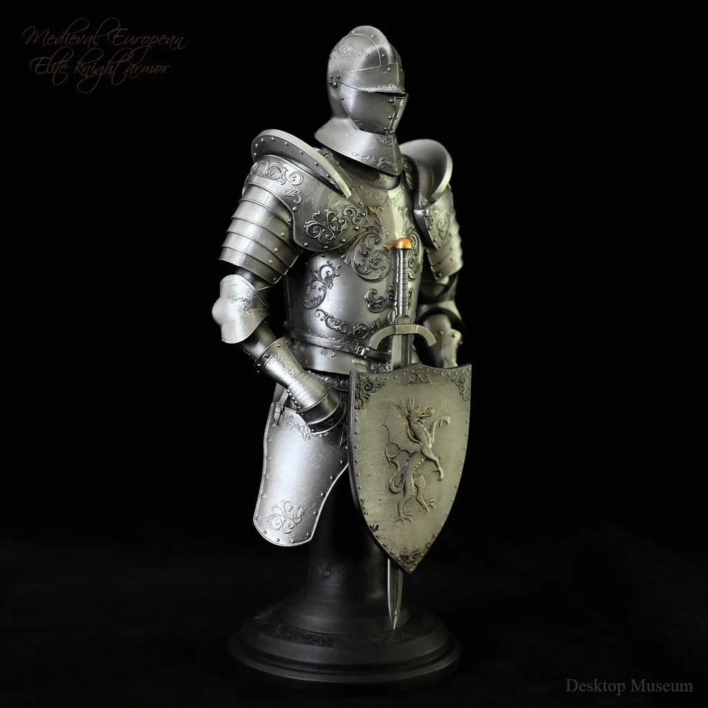 190MM Resin home decoration craft ancient European medieval armour finished home decoration model LTCP-265