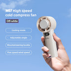 Handheld Air Cooling Mini Turbo Jet Fan 4000mAh 100 Speeds Adjustable