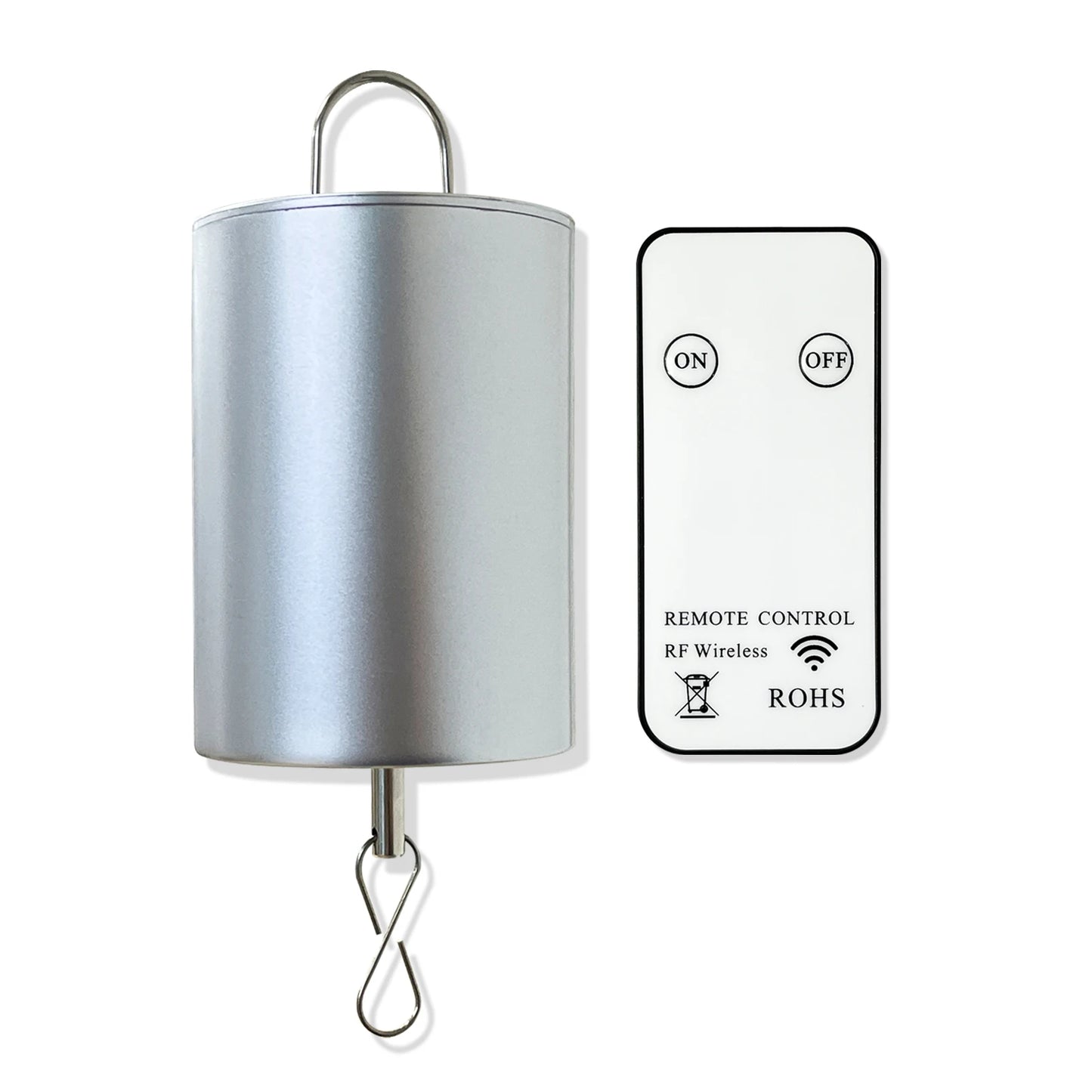 PSATHENATI Wind motor Battery powered mobile motor with remote control decoration rotating ball Wind chime spiral 10or20RPM