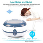 GTSONIC 600ml Ultrasonic Cleaner Bath 35W Stainless Steel Bath Ultrasound Washing for Watches Jewelry Only 220V EU Plug