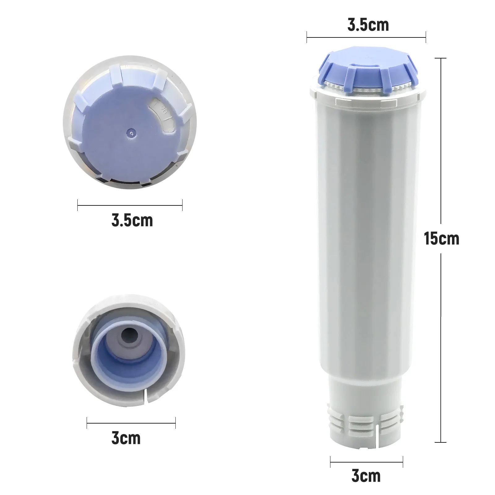 10-1Pcs Coffee Machine Water Filter Cartridges for Melitta/Krups Claris F088 F088 01/Siemens TCZ60003 /AEG/Neff/Bosch TCZ6003