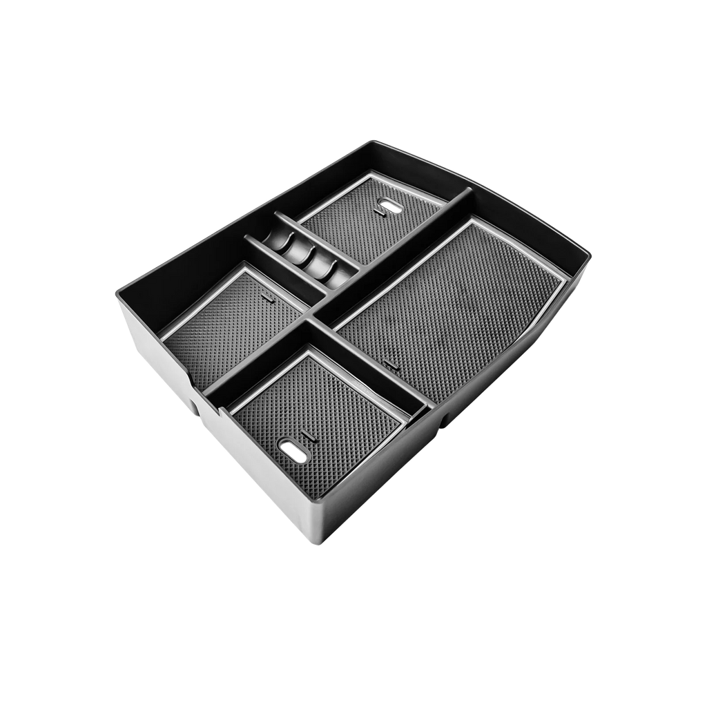 Center Console Organizer For Volkswagen Atlas/Cross Sport 2024 Armrest Box Storage Center Console Tray ABS Accessories Car Box