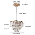 Modern K9 Crystal Led Ceiling Lamp Kitchen Island Pendant Light Deco Hanging Fixture Living Dining Room Aisle Nordic Chandelier