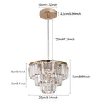 Modern K9 Crystal Led Ceiling Lamp Kitchen Island Pendant Light Deco Hanging Fixture Living Dining Room Aisle Nordic Chandelier