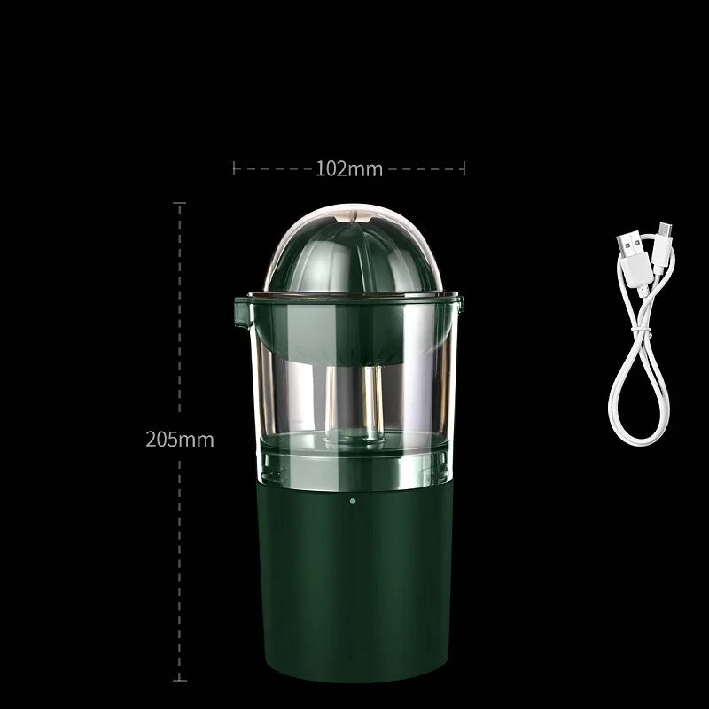 250ml Electric Juicing Cup Orange Juicer Lemon Juice USB Chargeable Portable Squeezer Pressure Fruit Juicer for Home Kitchen