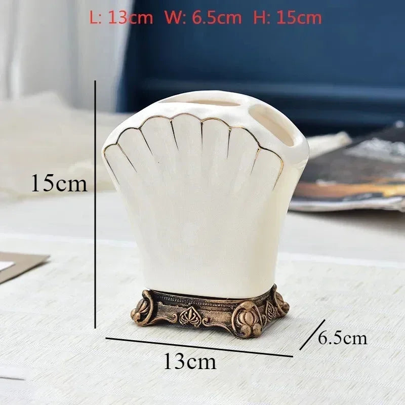 1 pc Ceramics White Lotion Bottle European Style Gargle Cup Soap Holder Toothbrush Holder Home Bathroom Accessories Supplies