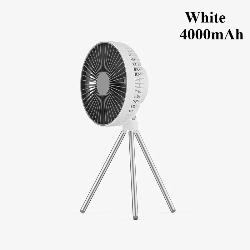10000mAh 4000mAh Camping Fan Rechargeable Desktop Portable Circulator