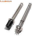 LUJINXUN Tri Clamp Heating Element G2"/1.5" Ten Immersion Water Tubular Electric Heater for Brewing 1.5KW-12KW SUS304 220V 1pc