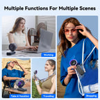 MUXNW 3 in 1 Portable Handheld Fan: Mini Personal Fan 3600mAh Recharge