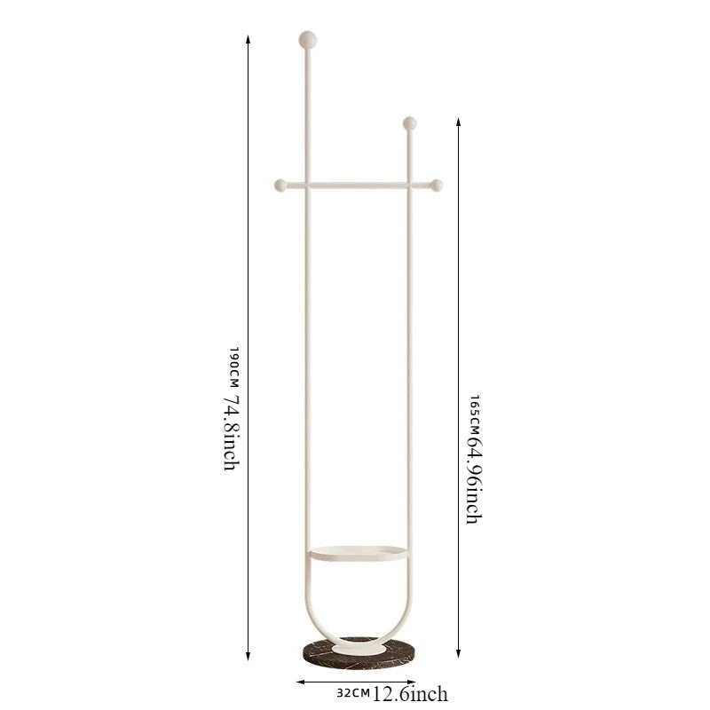 Stand Portable Clothes Rack Bedroom Floor Holder Clothes Hanger Hat Rack Home Modern Perchero De Pie Clothing Store Furniture