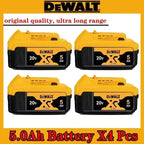 Original DEWALT battery，20V,，6AH， rechargeable lithium-ion battery， DCB115， DCB118,，Dewalt tool battery, dewalt ，DCB1104 charger