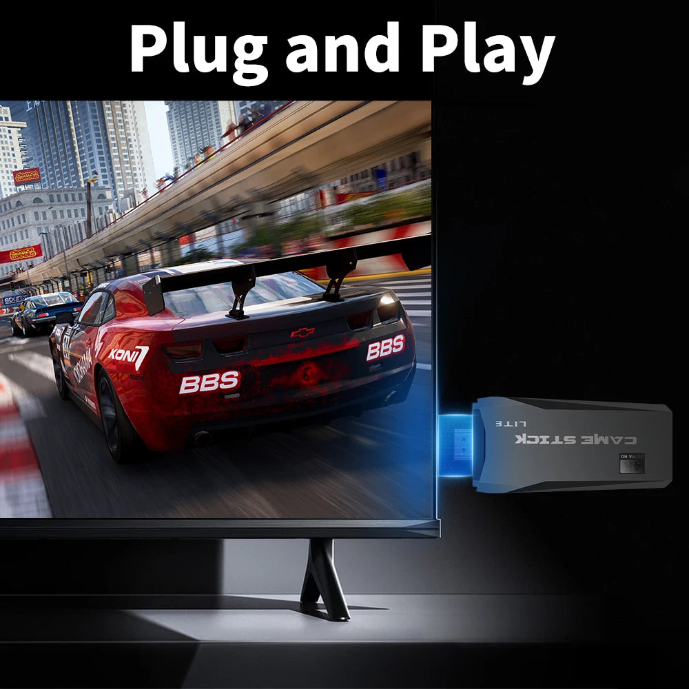 M8 Retro Game Stick With 25000+ Games With For PS1/MAME/FC/CPS/SFC/GB 12 Emulators Game Consoles For TV Plug&Play With 2 Gamepad