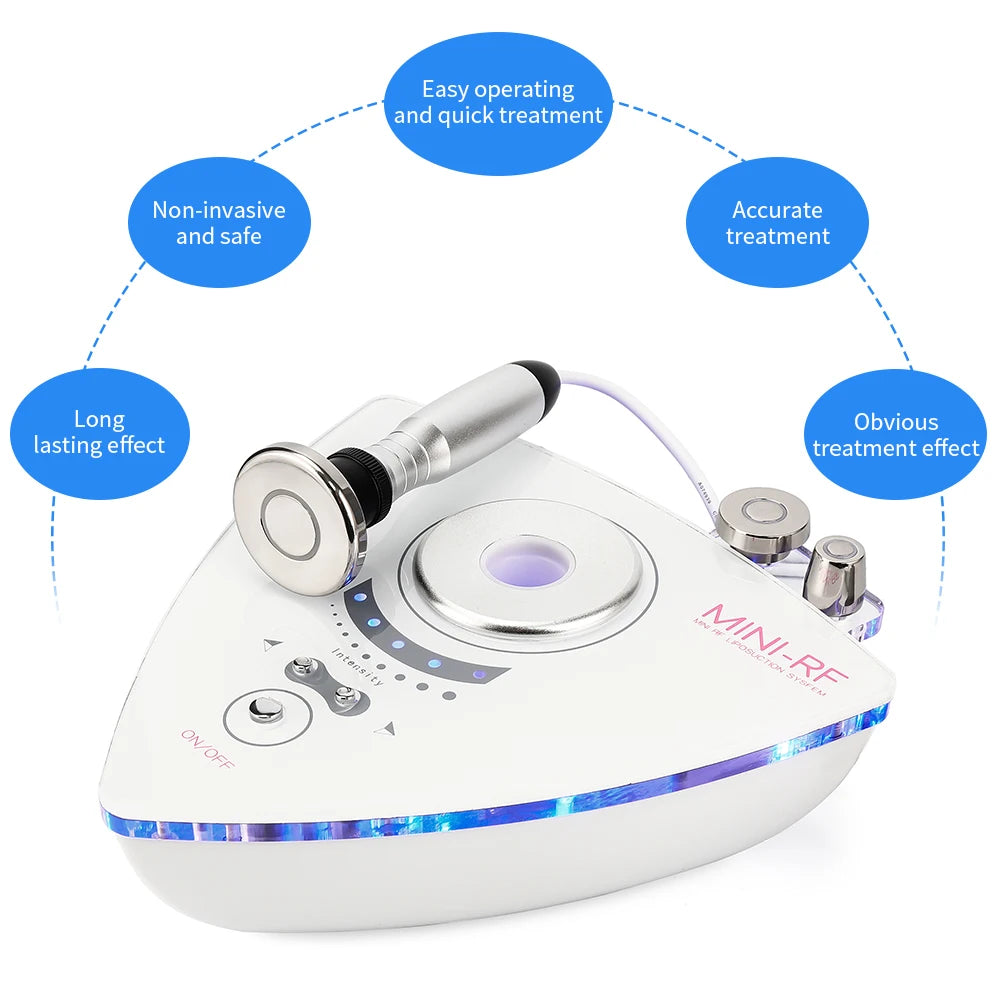 2MHz Tripolar Radio Frequency Face Body Skin Lifting Tightening Machine Eye Neck Anti-Wrinkle V-Face V-Line RF Beauty Device