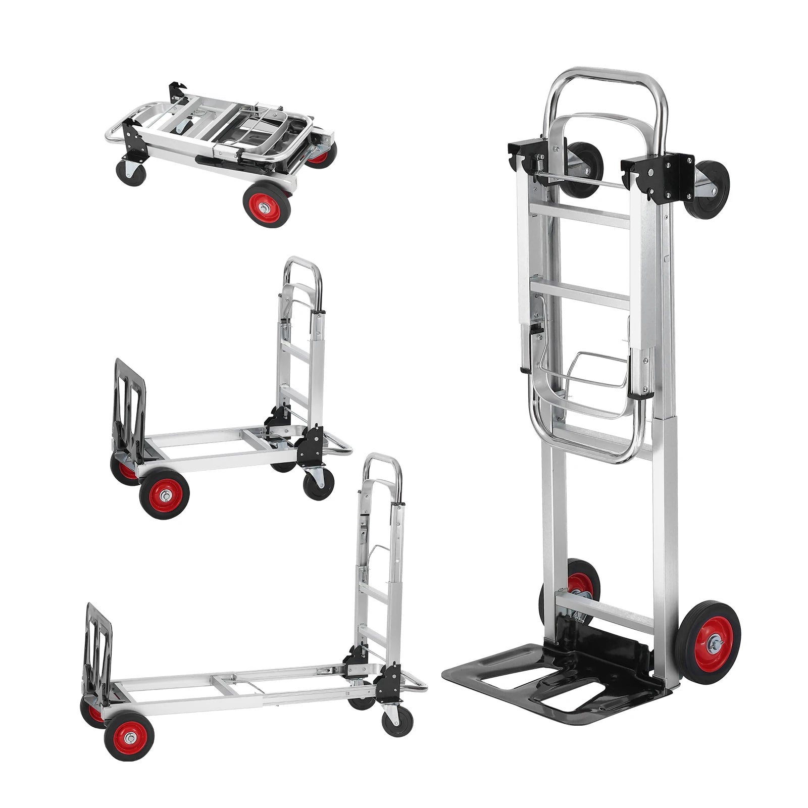 Folding Hand Truck 400 lbs Capacity Lightweight Dolly with Wheels for Moving