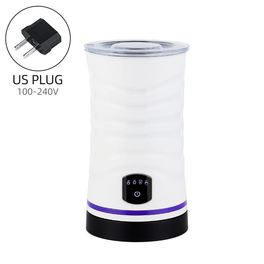 4-IN-1 Electric Milk Frother Milk Foam Machine For Coffee Cappuccino Latte Hot Cold Foam Maker Automatic Milk Frother Foamer