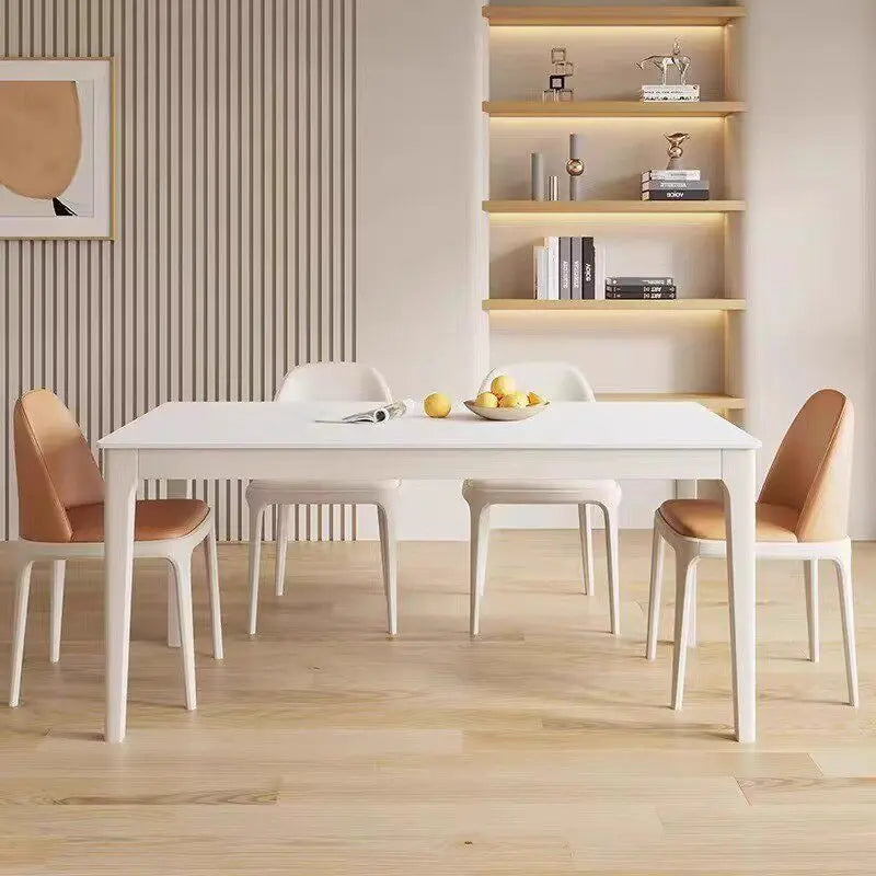 Kitchen Restaurant Dining Table Wall Luxury Extending Mid Century Dining Table Lounge Service Muebles Living Room Furniture