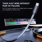 Central Console 84W Color Retractable Dock for Tesla Model 3 2021-2023 Y 2021-2024 USB Hub Fast Charger with Mood Light