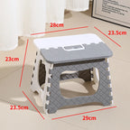 Children's Folding Stool Great Lightweight Portable Folding Stool Small Footstool with Handles Outdoor Travel Stool Homewares